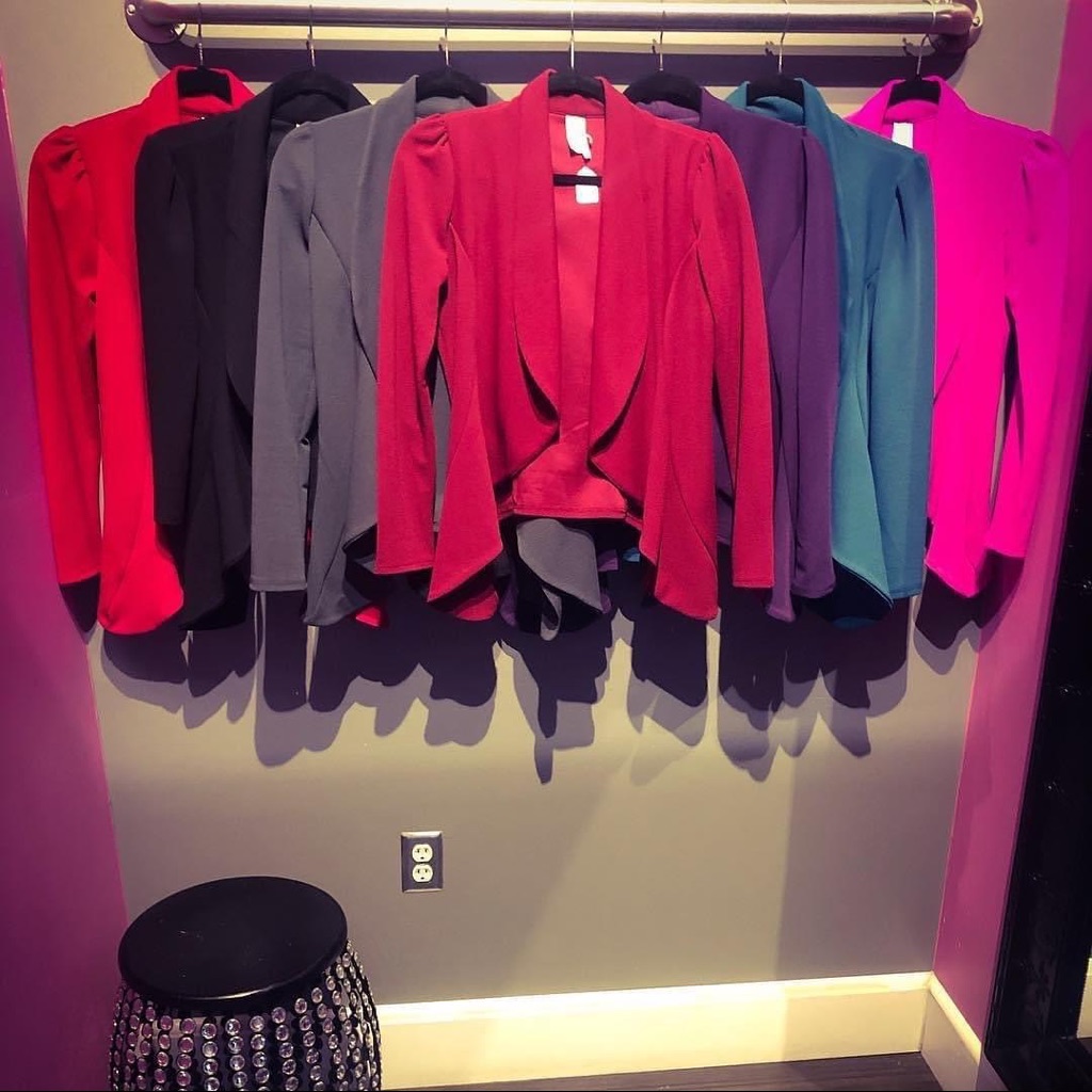 Custom For Ana 4 Blazers Black, Red, Purple &Gry